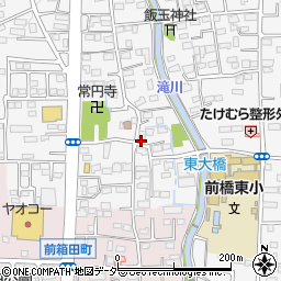 群馬県前橋市箱田町1631周辺の地図