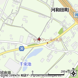 茨城県水戸市河和田町3395-2周辺の地図