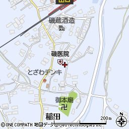 茨城県笠間市稲田2271周辺の地図