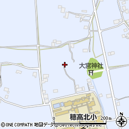 長野県安曇野市穂高有明新屋985周辺の地図
