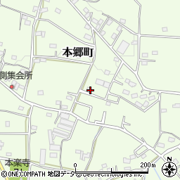 群馬県高崎市本郷町1508周辺の地図