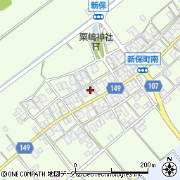 石川県加賀市新保町ル46周辺の地図
