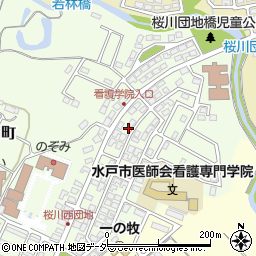 茨城県水戸市河和田町56-110周辺の地図