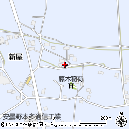 長野県安曇野市穂高有明新屋1080周辺の地図