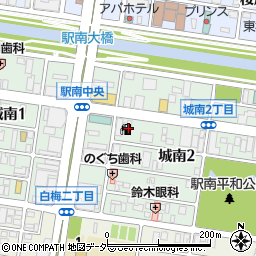 常陽シェル石油販売株式会社　シェルプラザ水戸駅南給油所周辺の地図