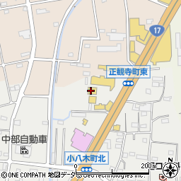 群馬三菱自動車販売株式会社　本社業務部周辺の地図