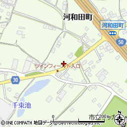 茨城県水戸市河和田町3430周辺の地図