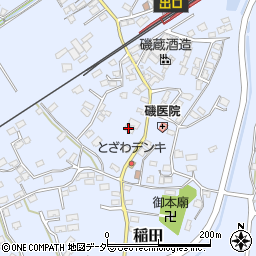 茨城県笠間市稲田1774周辺の地図
