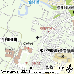 茨城県水戸市河和田町92周辺の地図