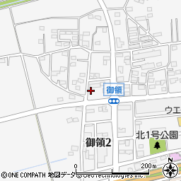 茨城県桜川市御領3丁目39周辺の地図