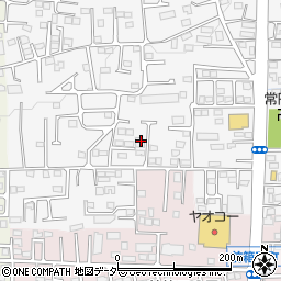 群馬県前橋市箱田町84-7周辺の地図