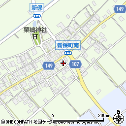 石川県加賀市新保町ル15周辺の地図