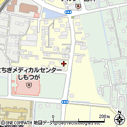 栃木県栃木市大平町牛久41周辺の地図