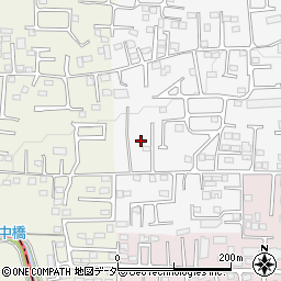 群馬県前橋市箱田町56周辺の地図