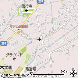 栃木県栃木市平井町294周辺の地図