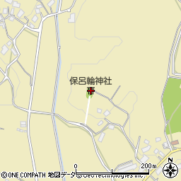 保呂輪神社周辺の地図