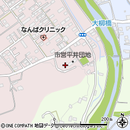 栃木県栃木市平井町223周辺の地図