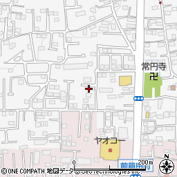 群馬県前橋市箱田町88周辺の地図