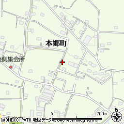 群馬県高崎市本郷町1510周辺の地図
