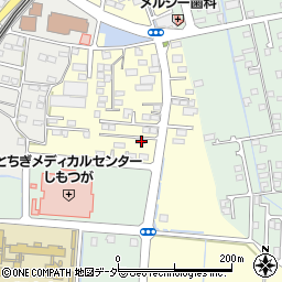 栃木県栃木市大平町牛久470周辺の地図