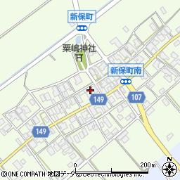 石川県加賀市新保町ル周辺の地図