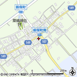 石川県加賀市新保町ル16周辺の地図