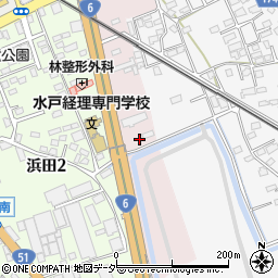 茨城県水戸市浜田町376周辺の地図