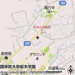 栃木県栃木市平井町754周辺の地図