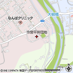 栃木県栃木市平井町200周辺の地図