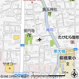 群馬県前橋市箱田町1616周辺の地図
