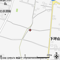 栃木県下野市下坪山周辺の地図