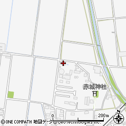 伊勢崎市あずま浄水場周辺の地図