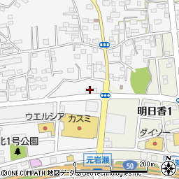 竹の商事株式会社　岩瀬工場周辺の地図