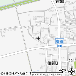 茨城県桜川市御領3丁目63周辺の地図