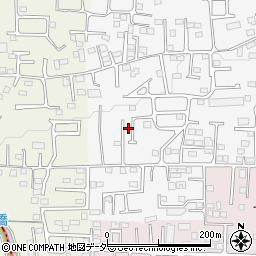 群馬県前橋市箱田町66-5周辺の地図