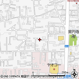 群馬県前橋市箱田町84-15周辺の地図