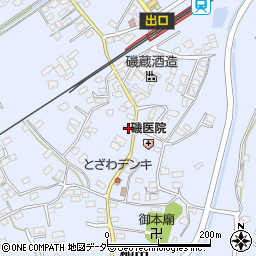 茨城県笠間市稲田1773周辺の地図