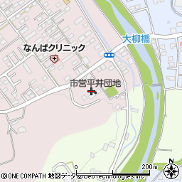 栃木県栃木市平井町199周辺の地図