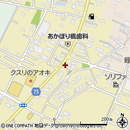 群馬県伊勢崎市市場町周辺の地図
