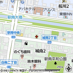 ロイヤルホスト水戸駅南店周辺の地図