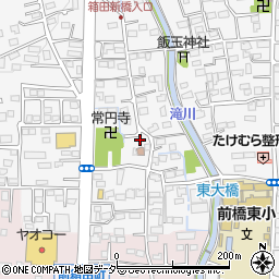 群馬県前橋市箱田町1606-15周辺の地図