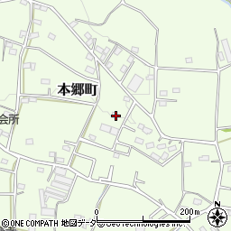 群馬県高崎市本郷町1511周辺の地図