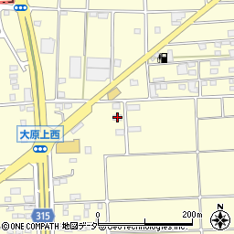 群馬県太田市大原町1228周辺の地図