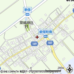 石川県加賀市新保町ル41周辺の地図