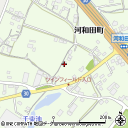 茨城県水戸市河和田町3394-2周辺の地図