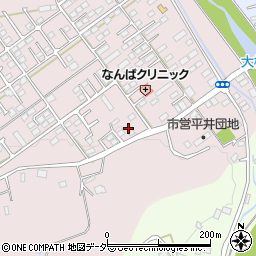 栃木県栃木市平井町455周辺の地図