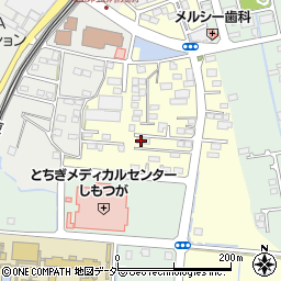 栃木県栃木市大平町牛久469-3周辺の地図