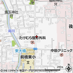 群馬県前橋市箱田町1022周辺の地図