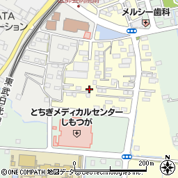栃木県栃木市大平町牛久632周辺の地図