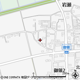 茨城県桜川市御領3丁目周辺の地図